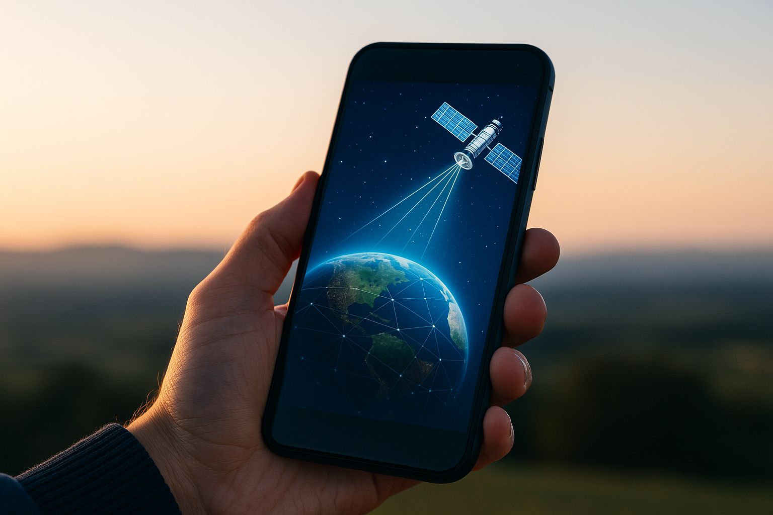 Internet via satélite Starlink da acesso gratuito no celular